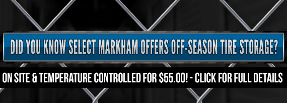 Did You Know Select Marham Offers Off-Season Tire Storage